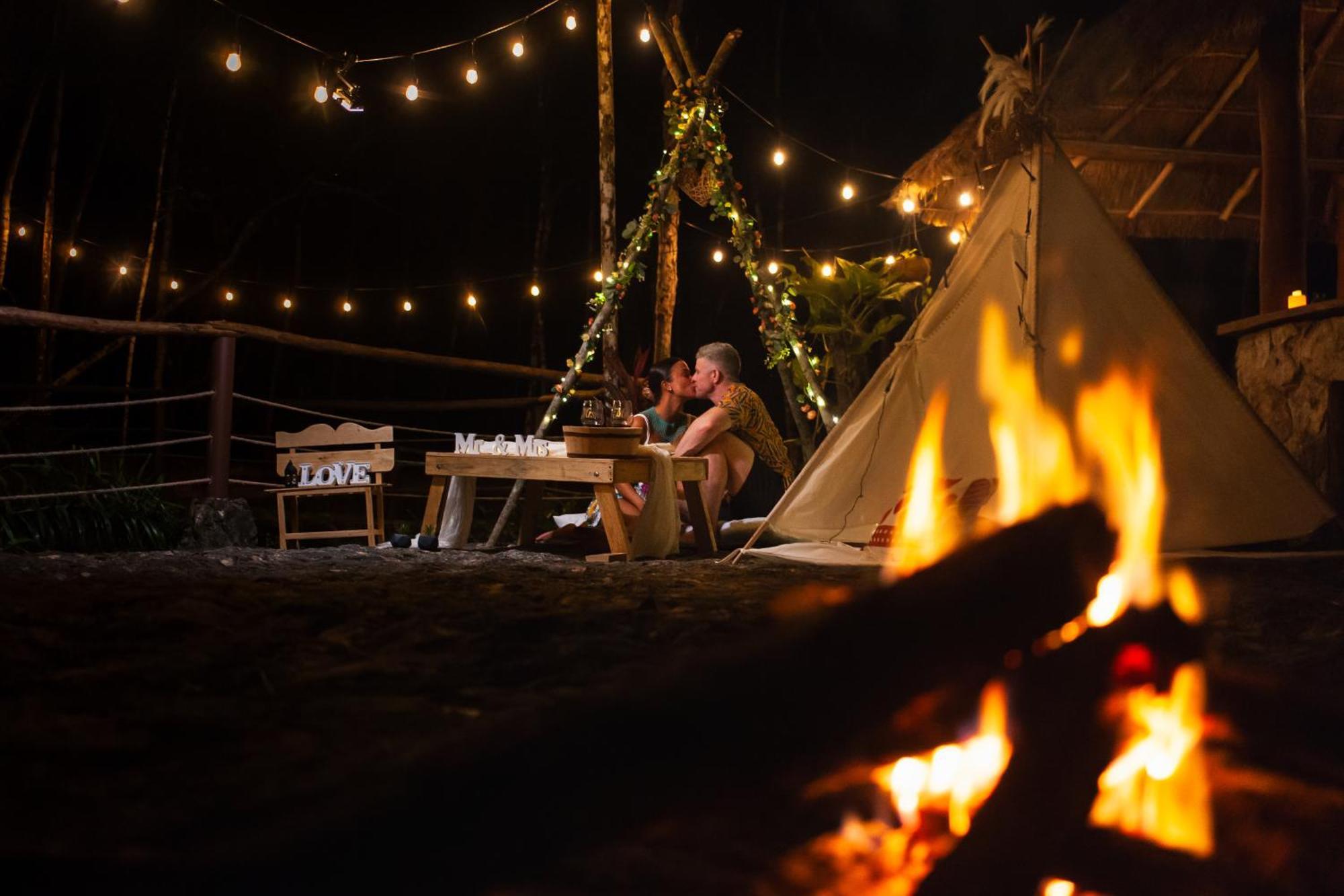 Cheel Lodge & Camping Puerto Morelos Exterior foto